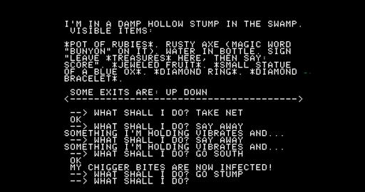 Screenshot of Adventureland for Apple II