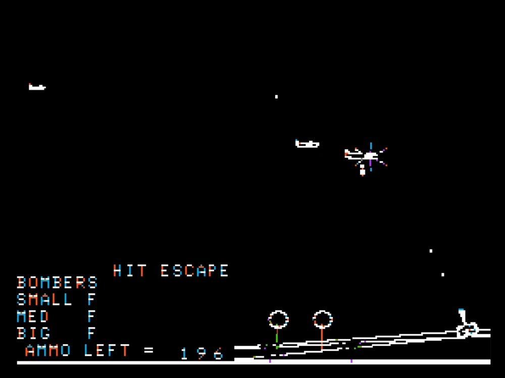 Screenshot of Blitzkrieg for Apple II