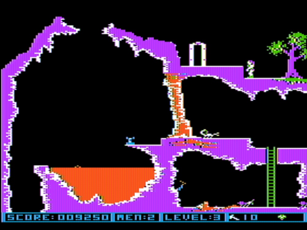 Gameplay of Conan for Apple II