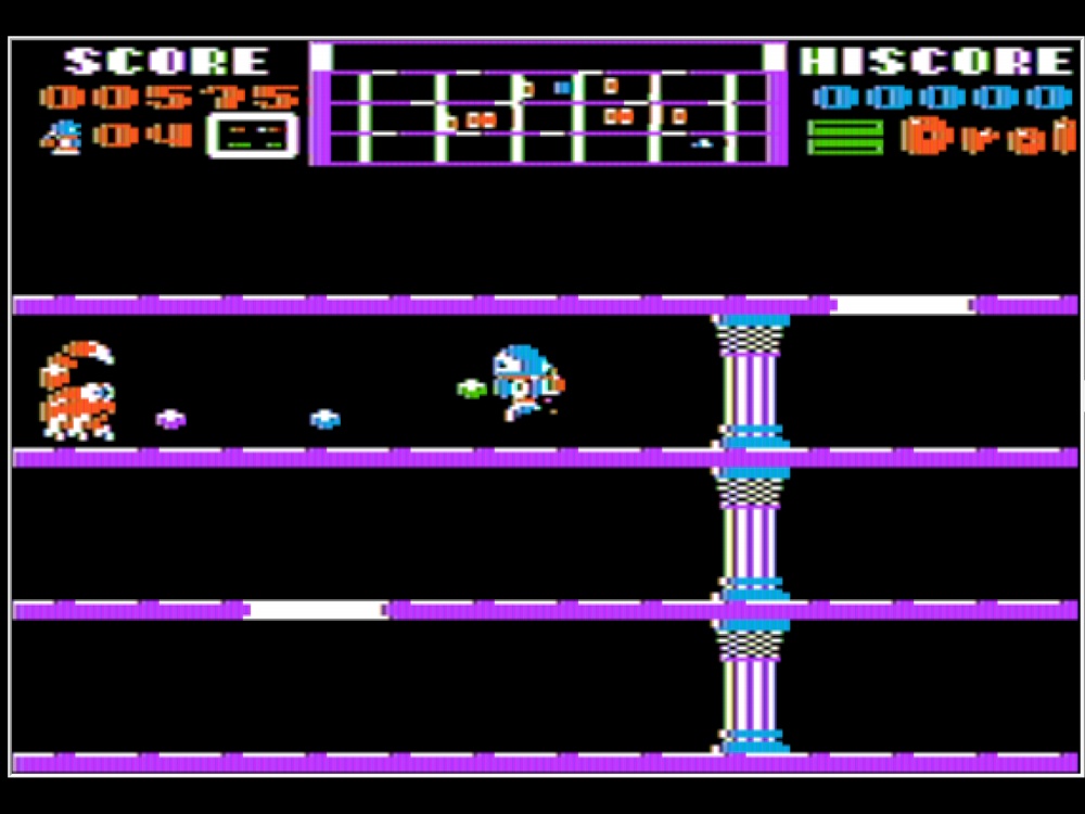 Gameplay of Drol for Apple II
