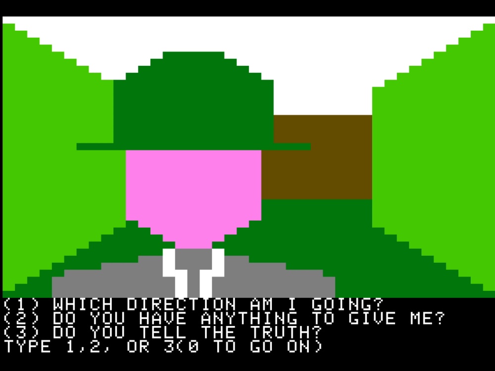 Screenshot of Escape for Apple II