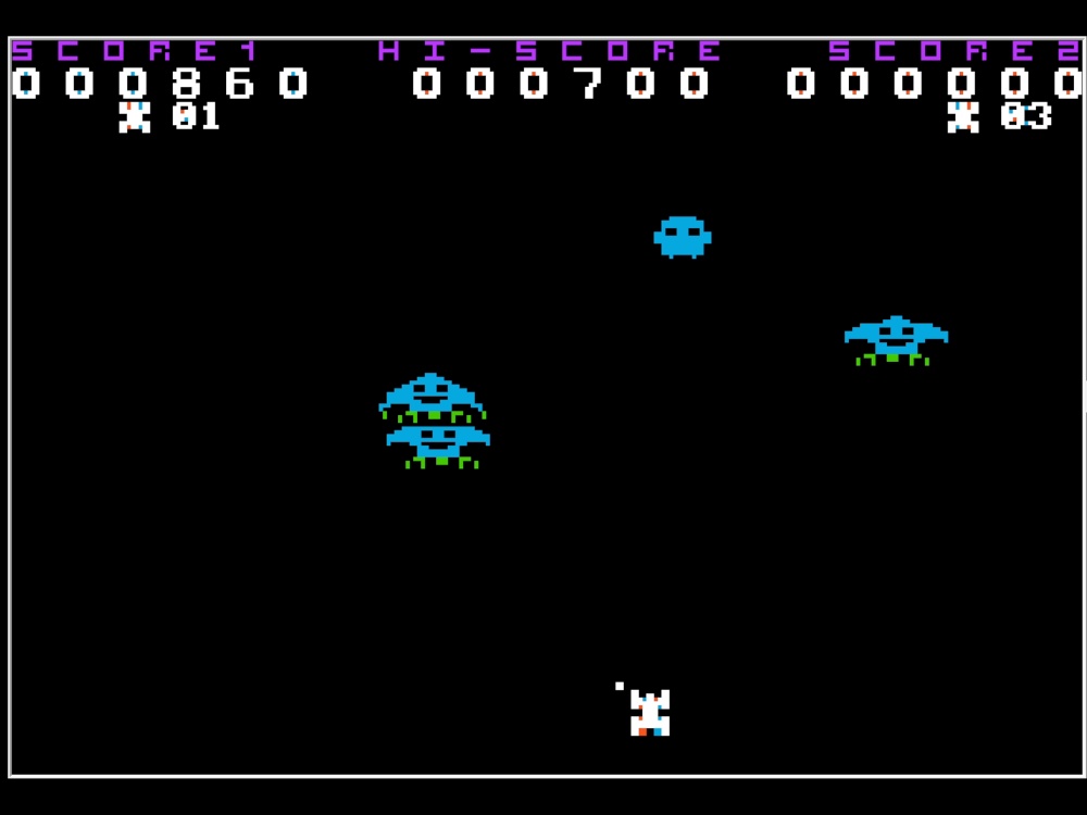 Gameplay of Falcons for Apple II