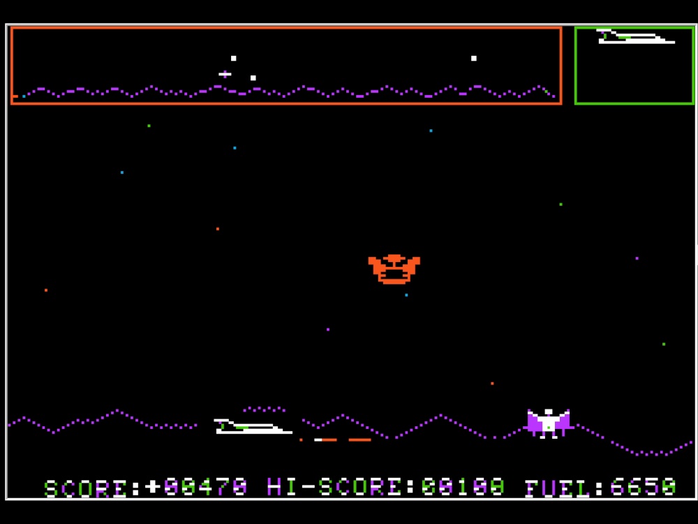 Gameplay of Gorgon for Apple II