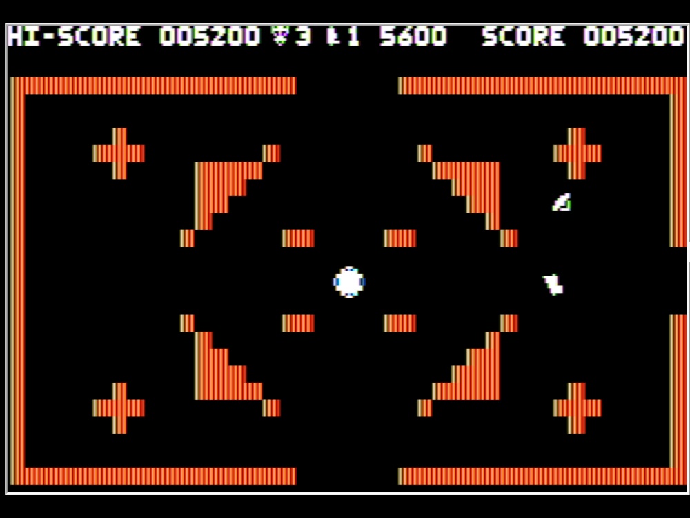 Gameplay of Marauder for Apple II