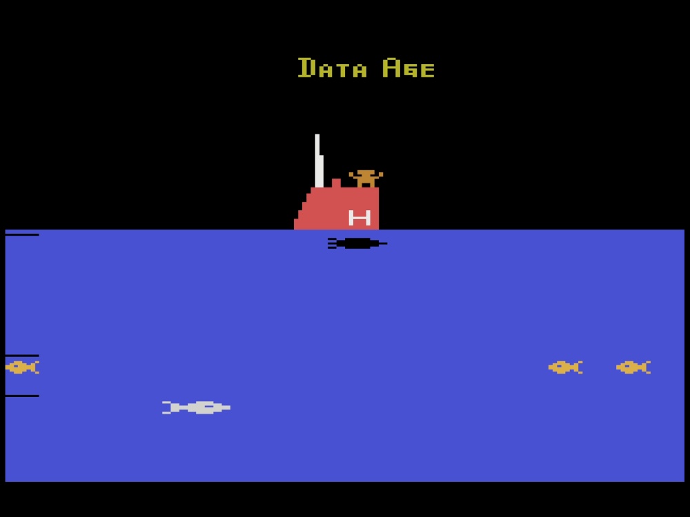 Gameplay of Airlock for Atari 2600