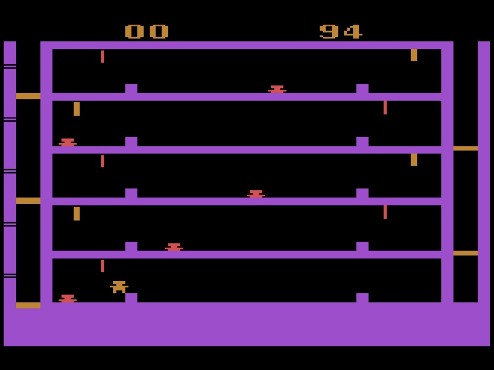 Gameplay of Airlock for Atari 2600