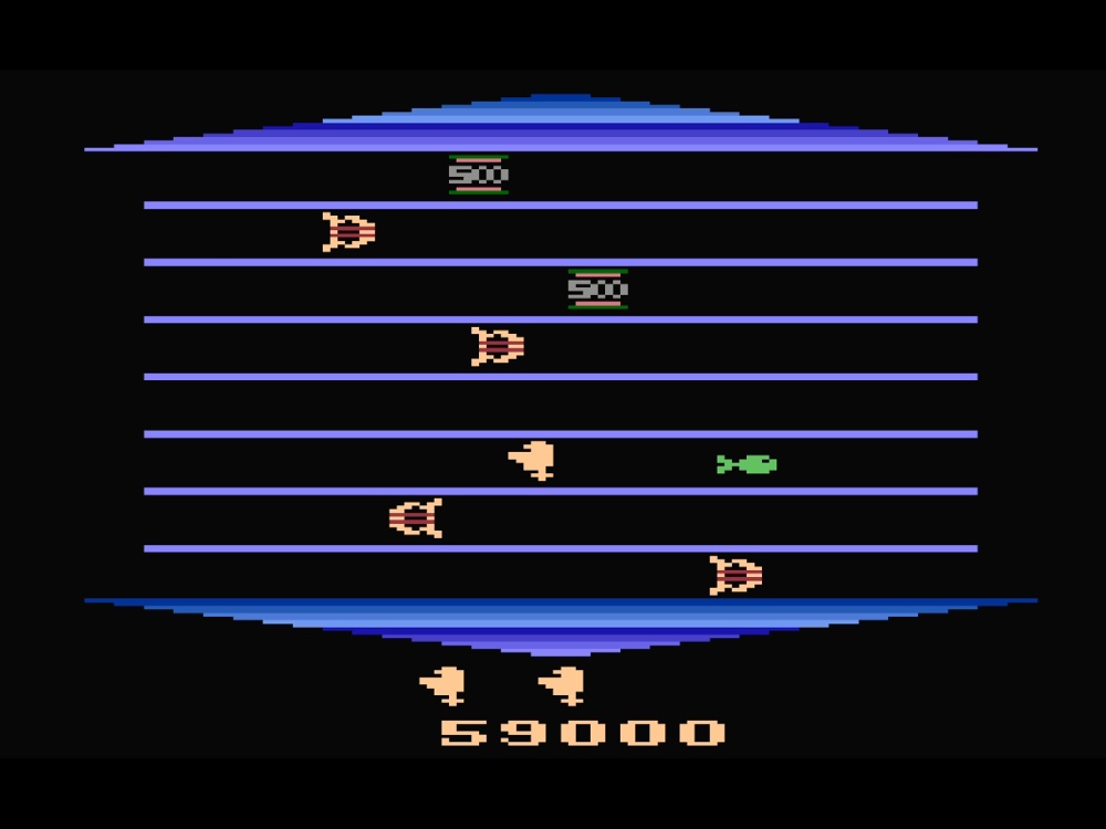 Gameplay of Asterix for Atari 2600