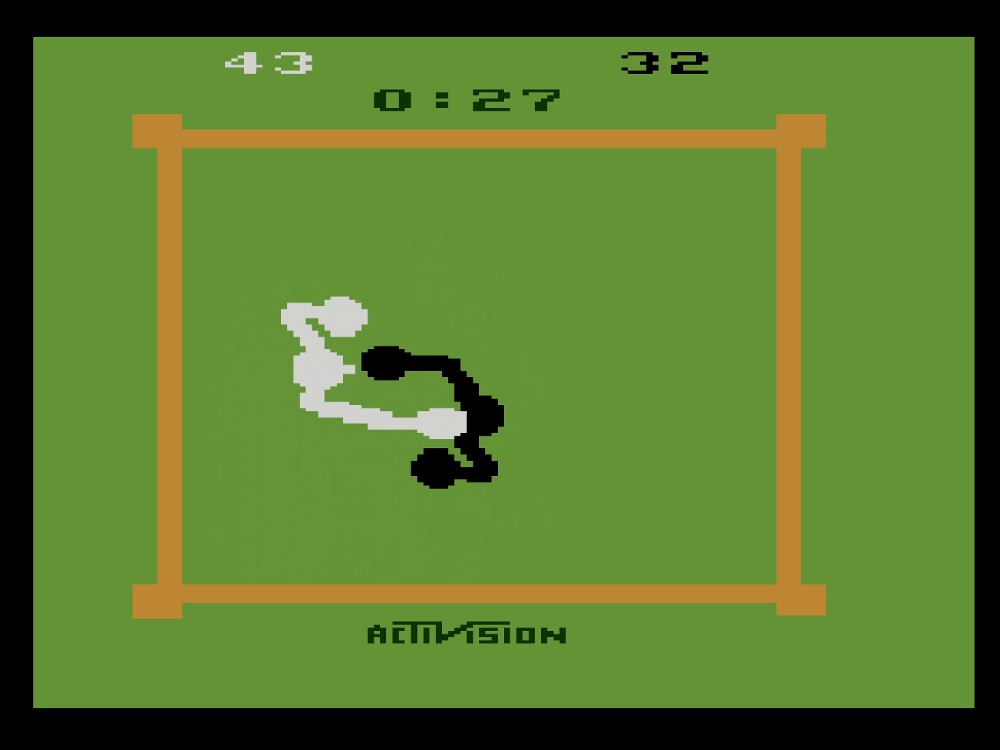 Gameplay of Boxing for Atari 2600