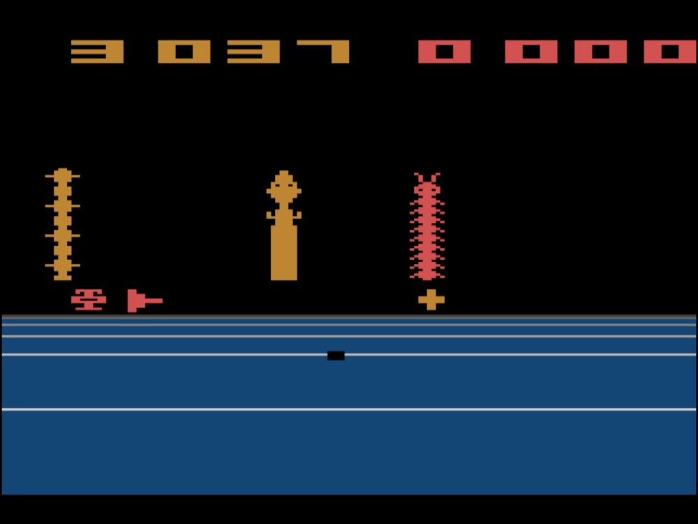 Gameplay of Bugs for Atari 2600
