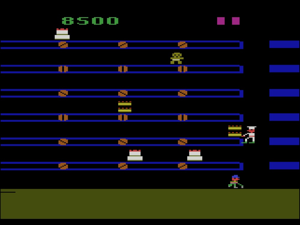 Gameplay of Cakewalk for Atari 2600
