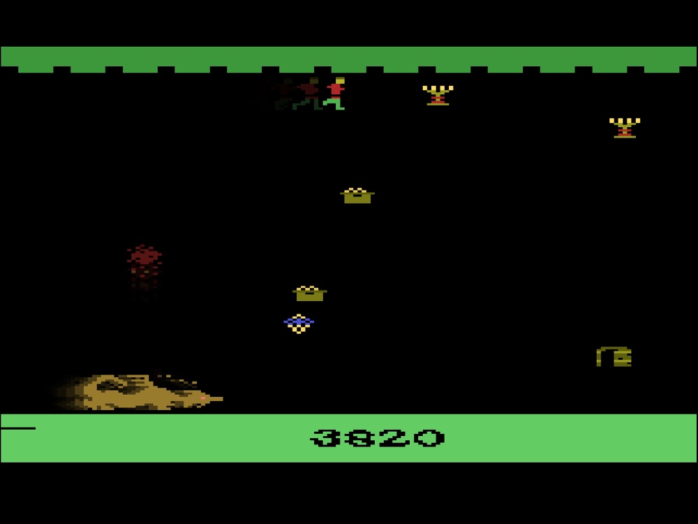 Gameplay of Dragonfire for Atari 2600