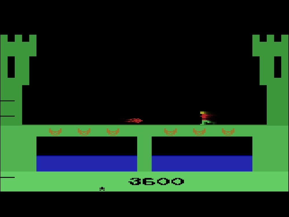 Gameplay of Dragonfire for Atari 2600