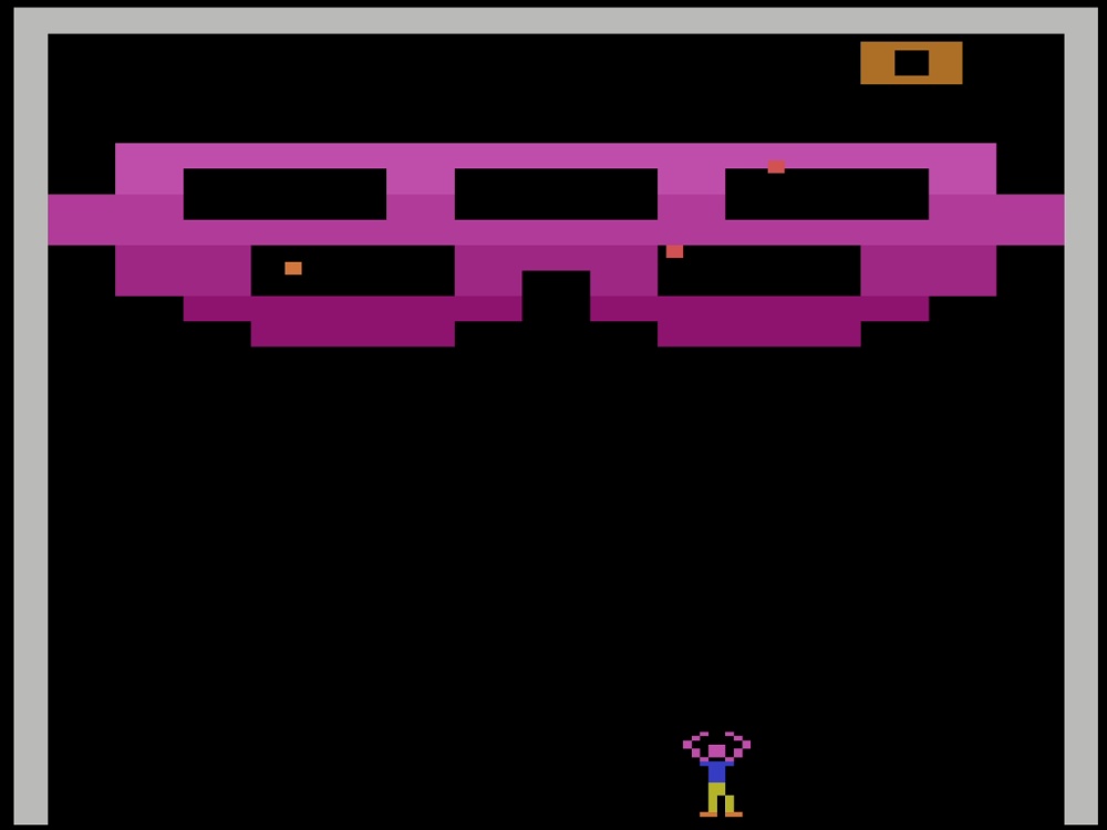 Gameplay of Fireball for Atari 2600