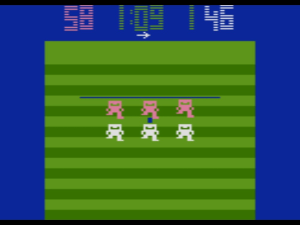 Screenshot of Football for Atari 2600