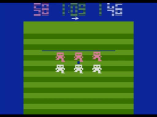 Screenshot of Football for Atari 2600