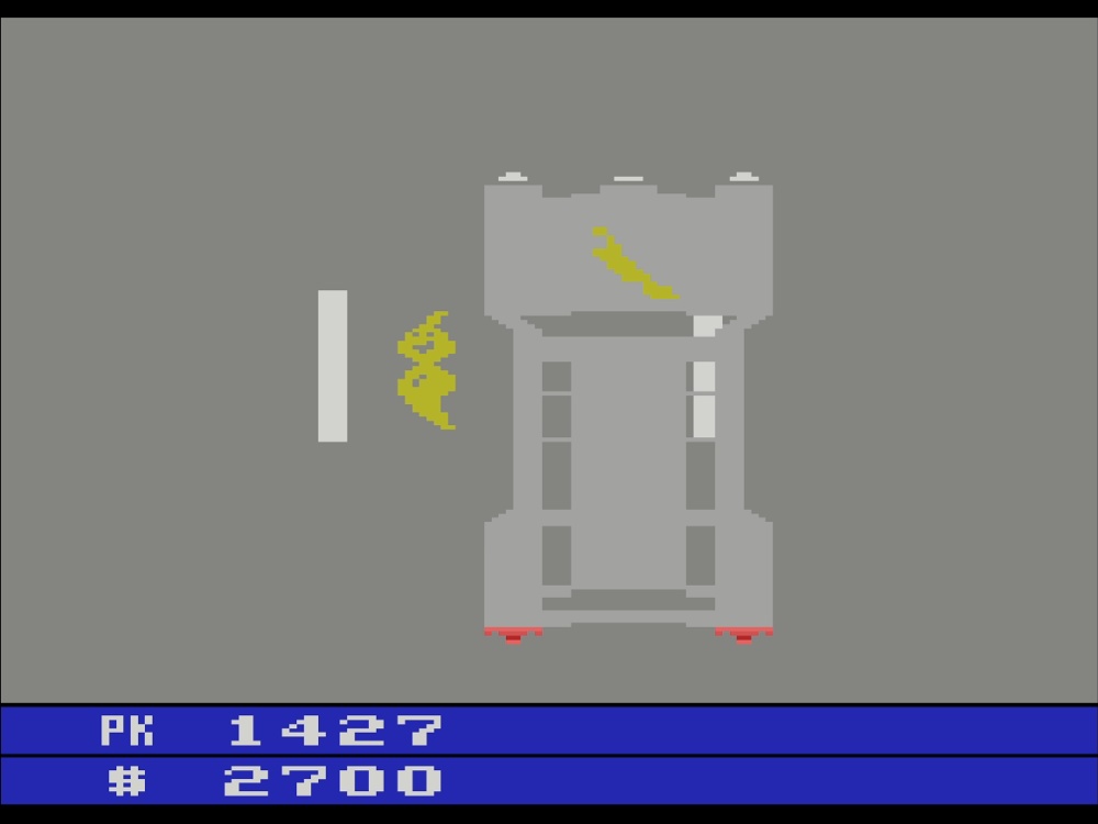 Gameplay of Ghostbusters for Atari 2600
