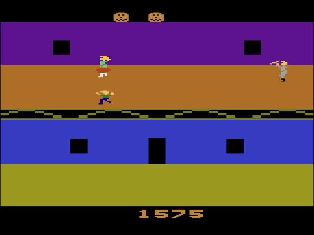 Gameplay of Halloween for Atari 2600