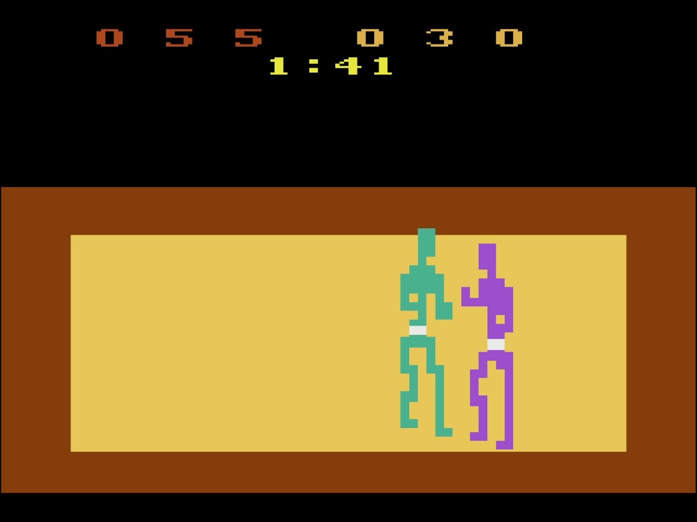 Gameplay of Karate for Atari 2600