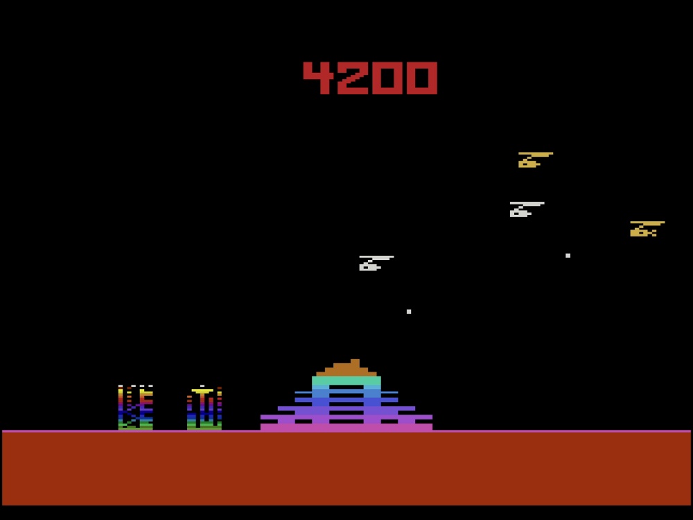 Gameplay of MAD for Atari 2600