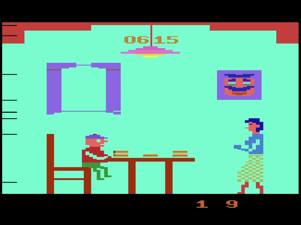 Gameplay of Mangia for Atari 2600