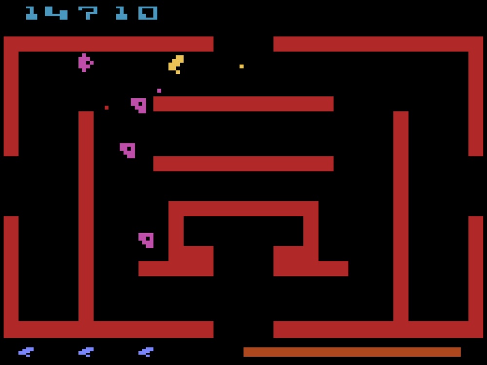 Gameplay of Marauder for Atari 2600