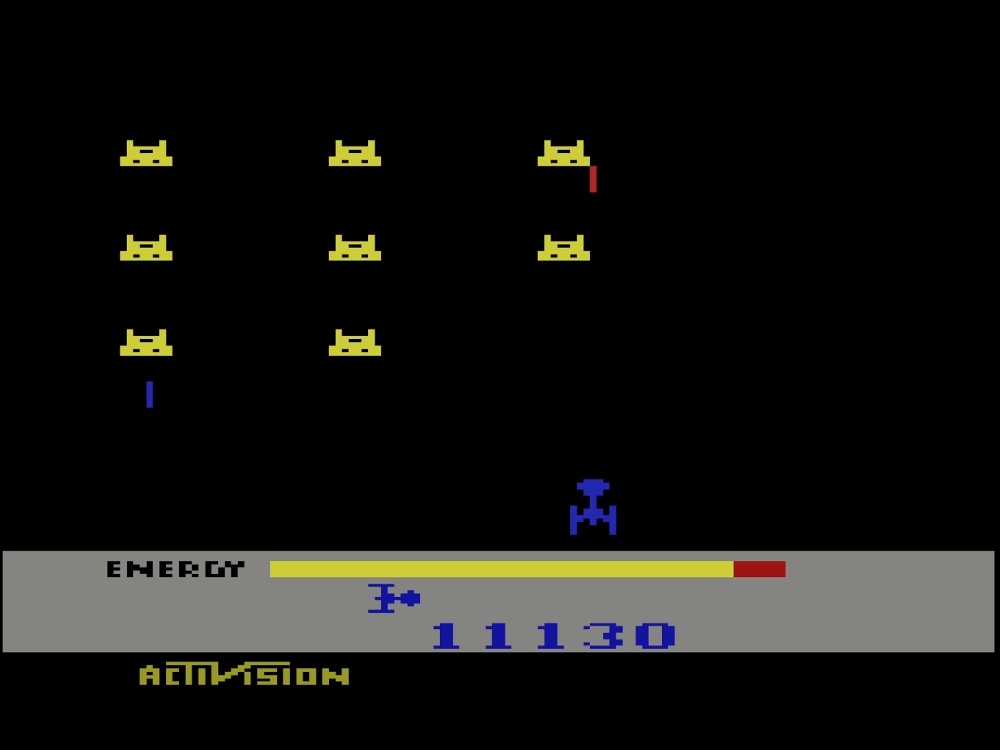 Gameplay of Megamania for Atari 2600