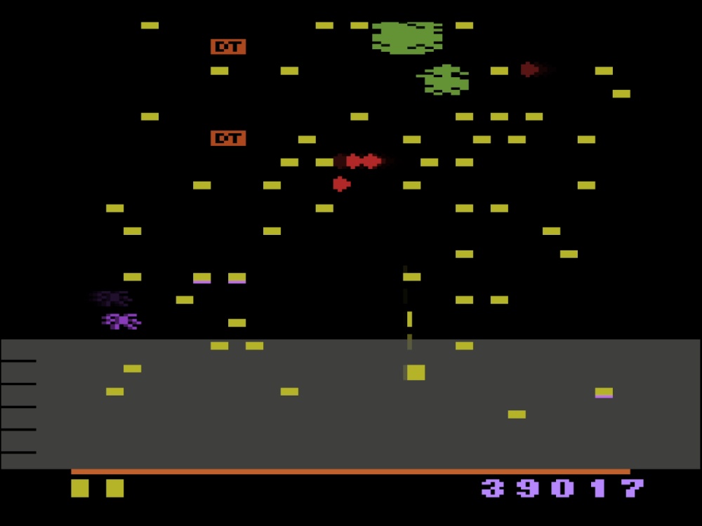 Gameplay of Millipede for Atari 2600