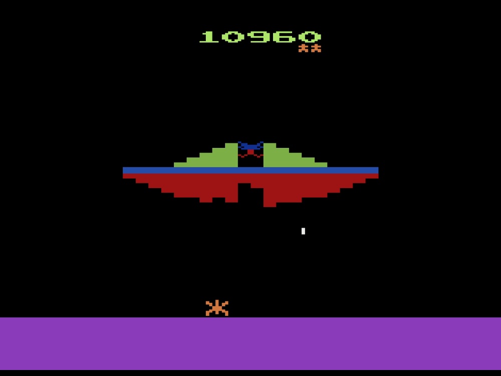 Gameplay of Phoenix for Atari 2600