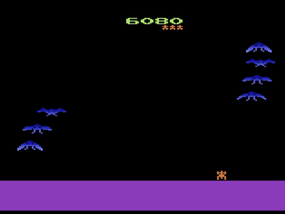 Gameplay of Phoenix for Atari 2600