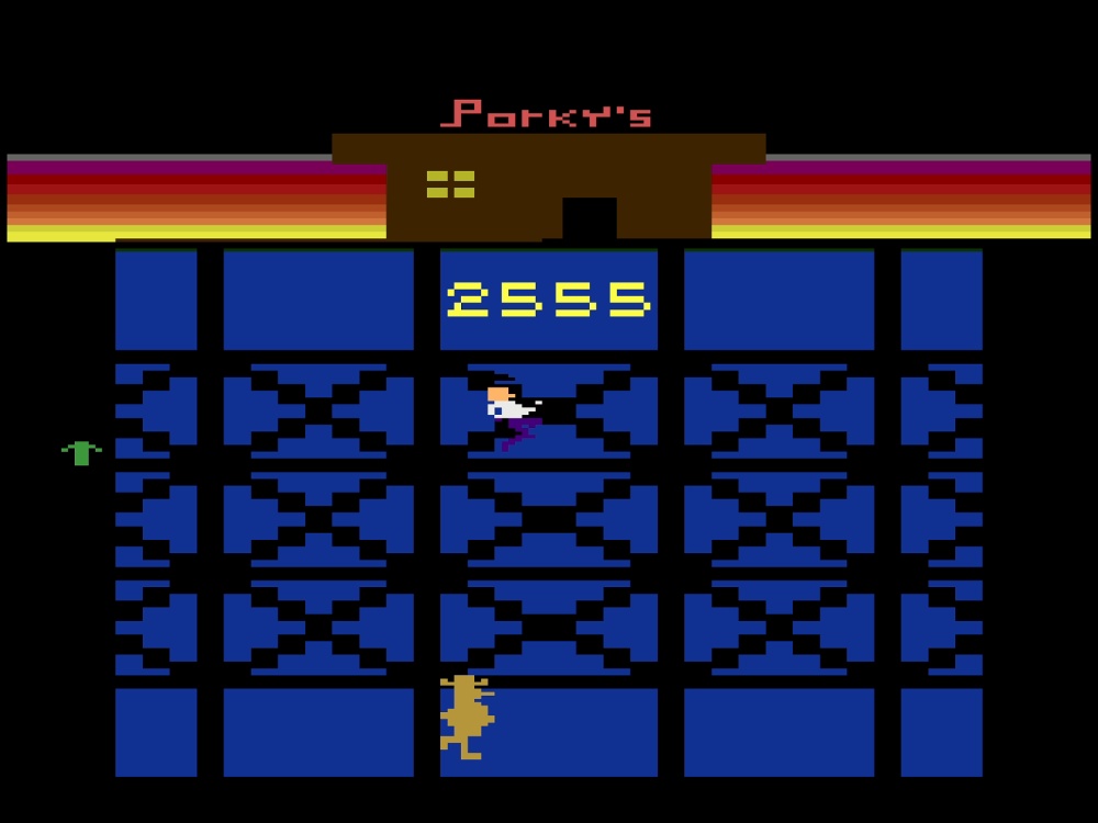Gameplay of Porkys for Atari 2600