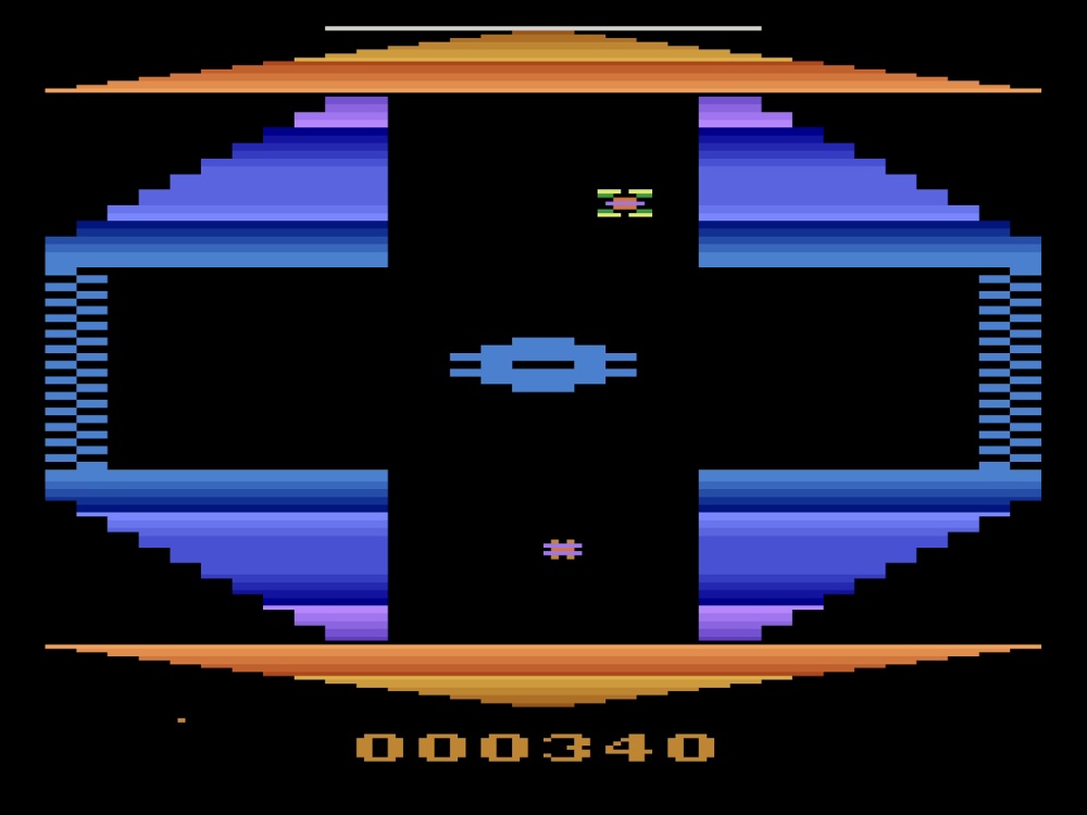 Gameplay of Quadrun for Atari 2600