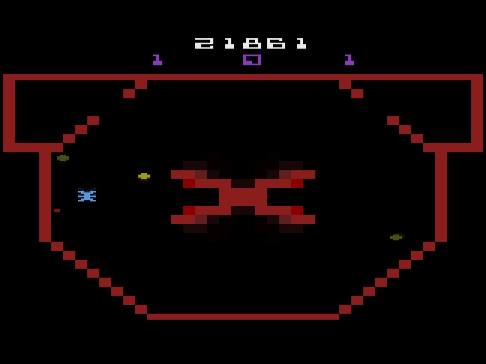Gameplay of Reactor for Atari 2600