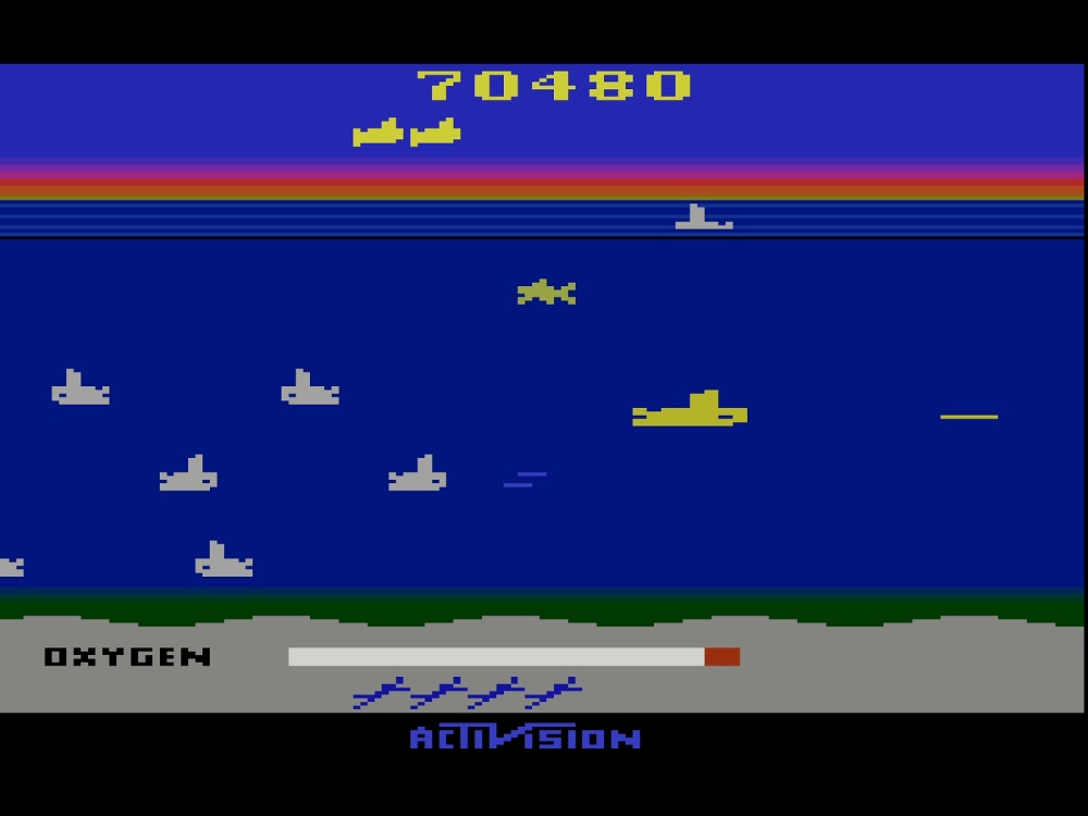 Gameplay of Seaquest for Atari 2600