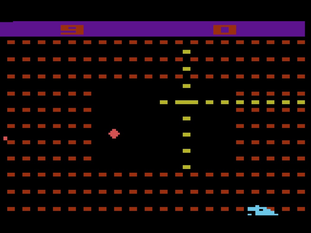 Gameplay of Sssnake for Atari 2600