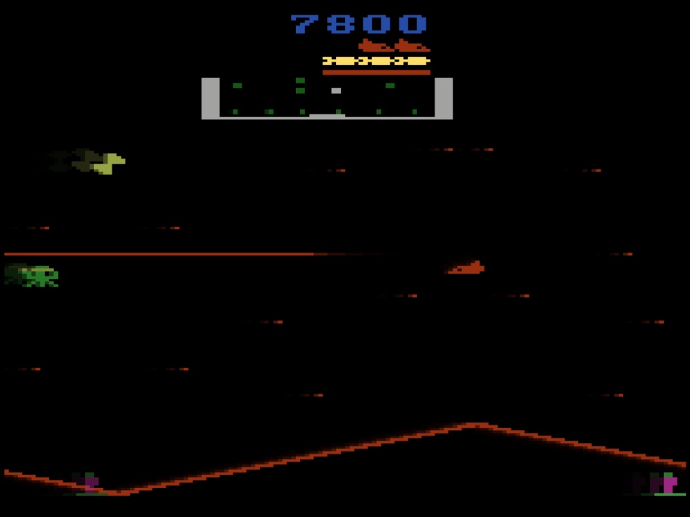 Gameplay of Stargate for Atari 2600