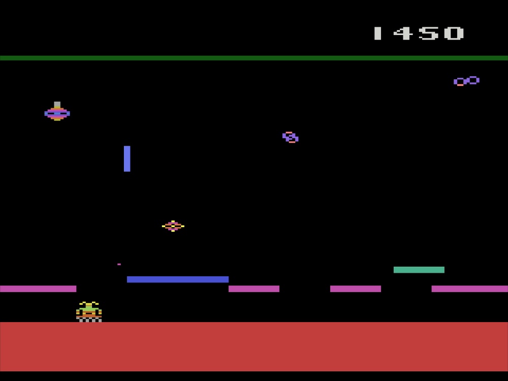 Gameplay of Stronghold for Atari 2600