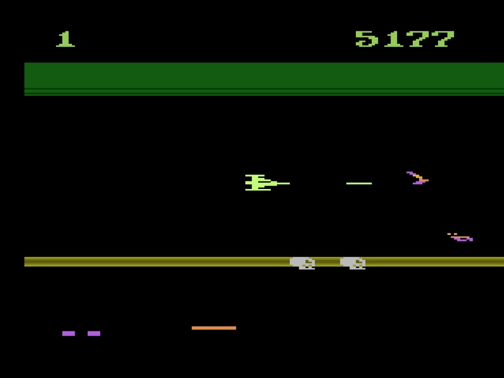 Gameplay of Subterranea for Atari 2600
