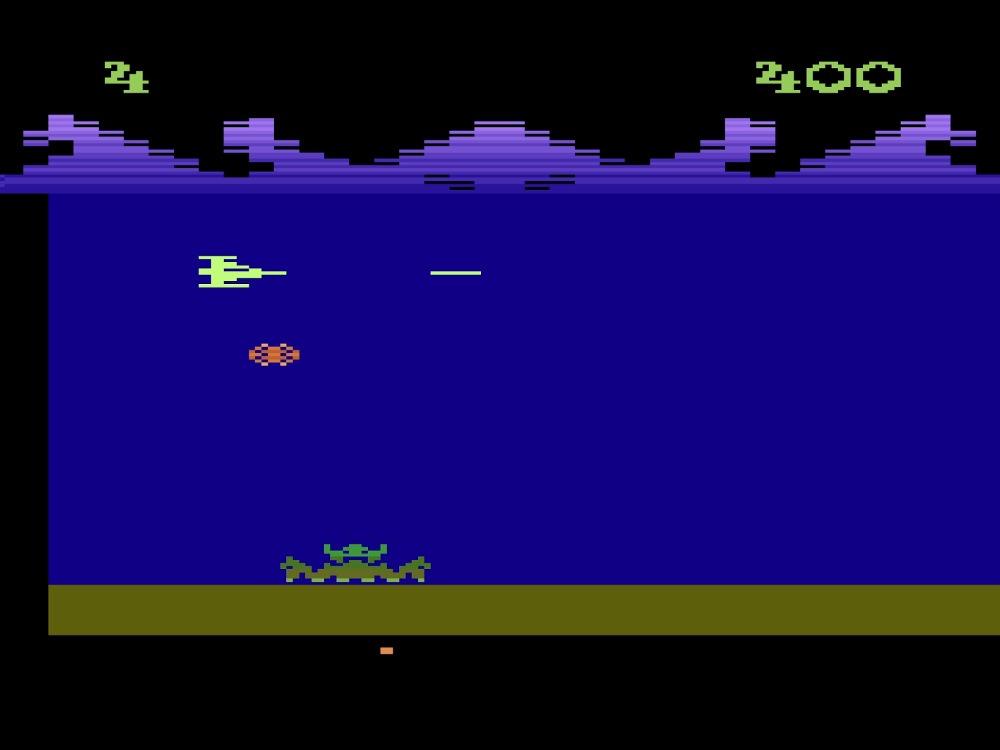Gameplay of Subterranea for Atari 2600