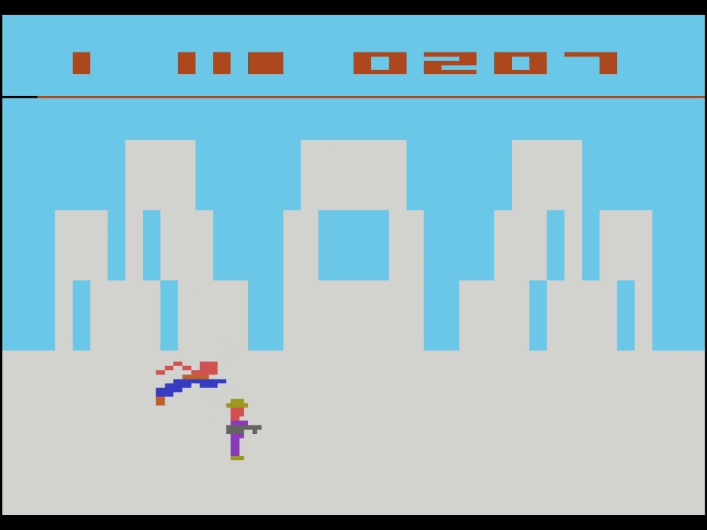 Screenshot of Superman for Atari 2600