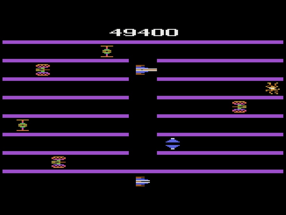 Gameplay of Turmoil for Atari 2600
