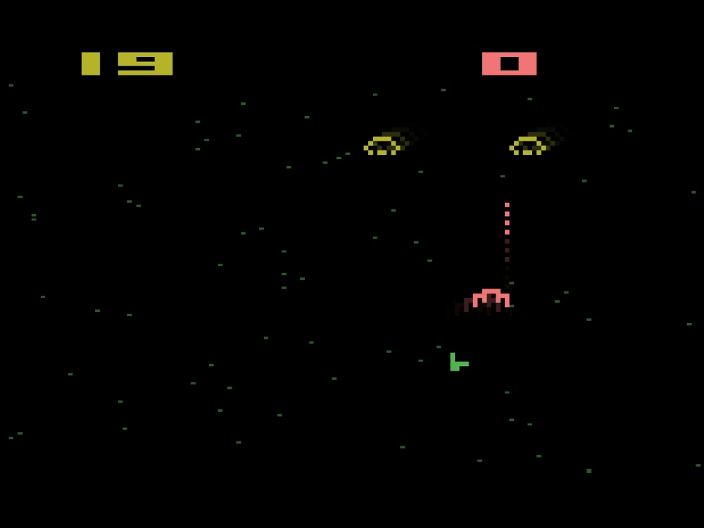 Gameplay of Warplock for Atari 2600