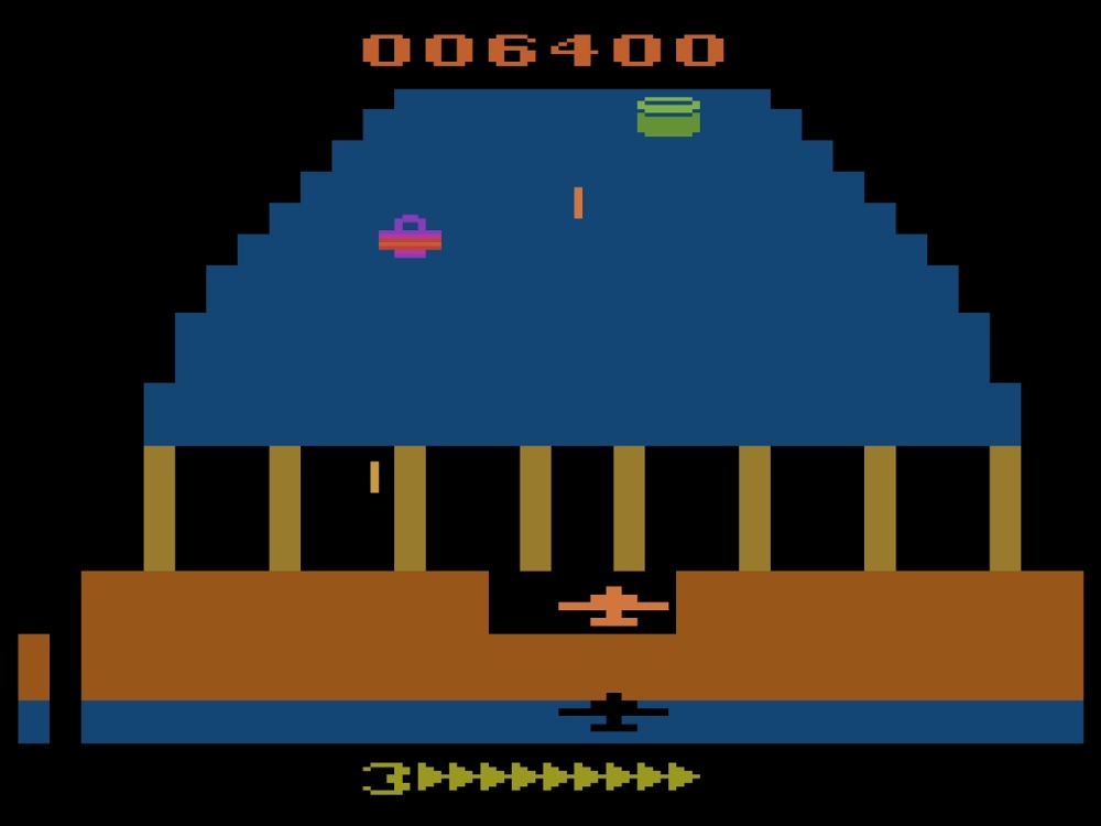 Gameplay of Zaxxon for Atari 2600