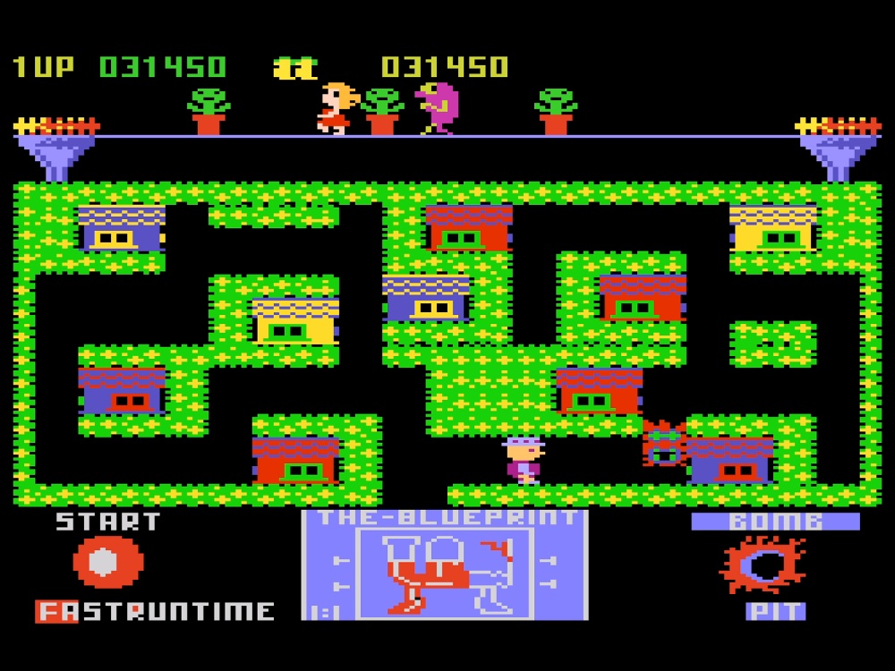 Gameplay of Blueprint for Atari 5200
