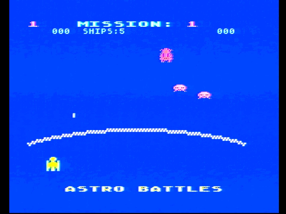 Gameplay of Gorf for Atari 5200