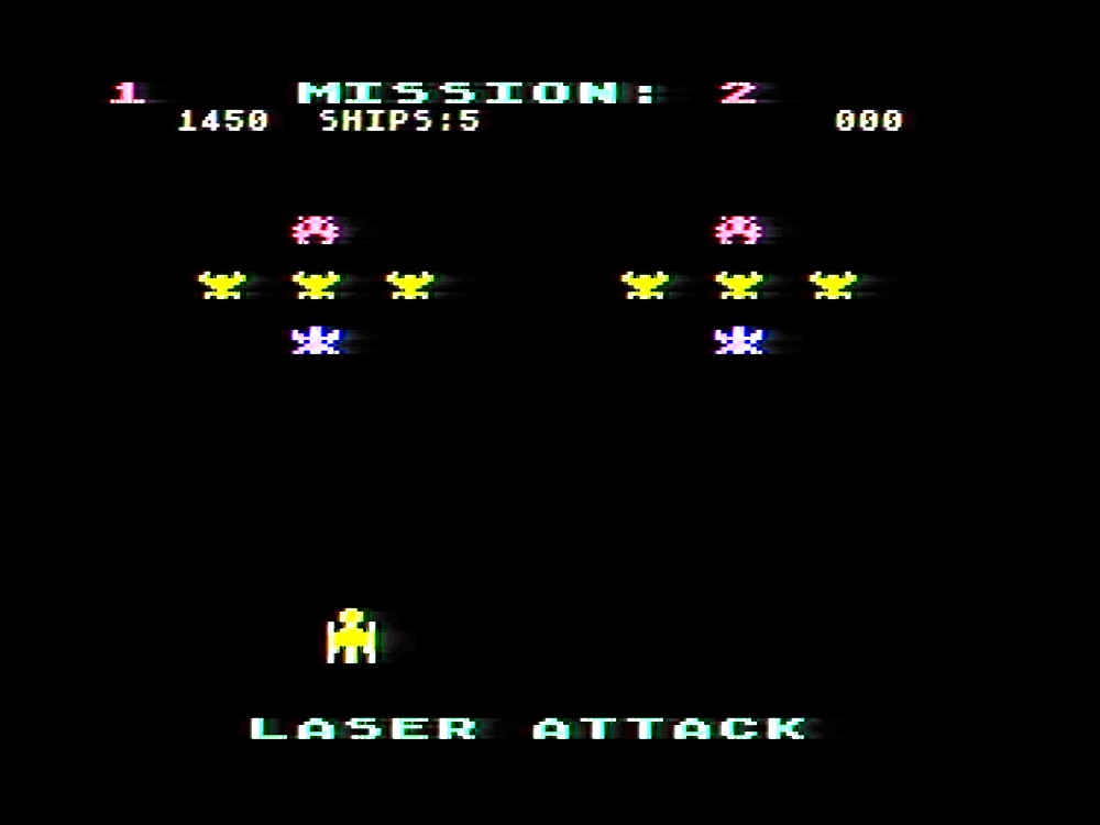 Gameplay of Gorf for Atari 5200