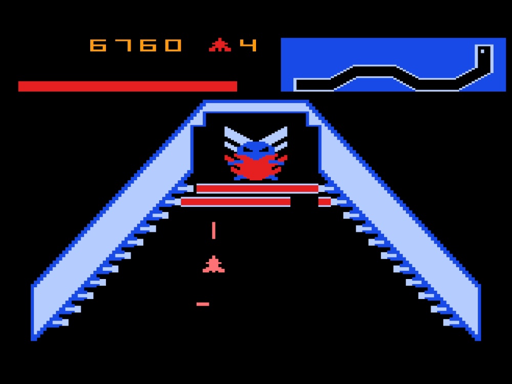 Gameplay of Vanguard for Atari 5200