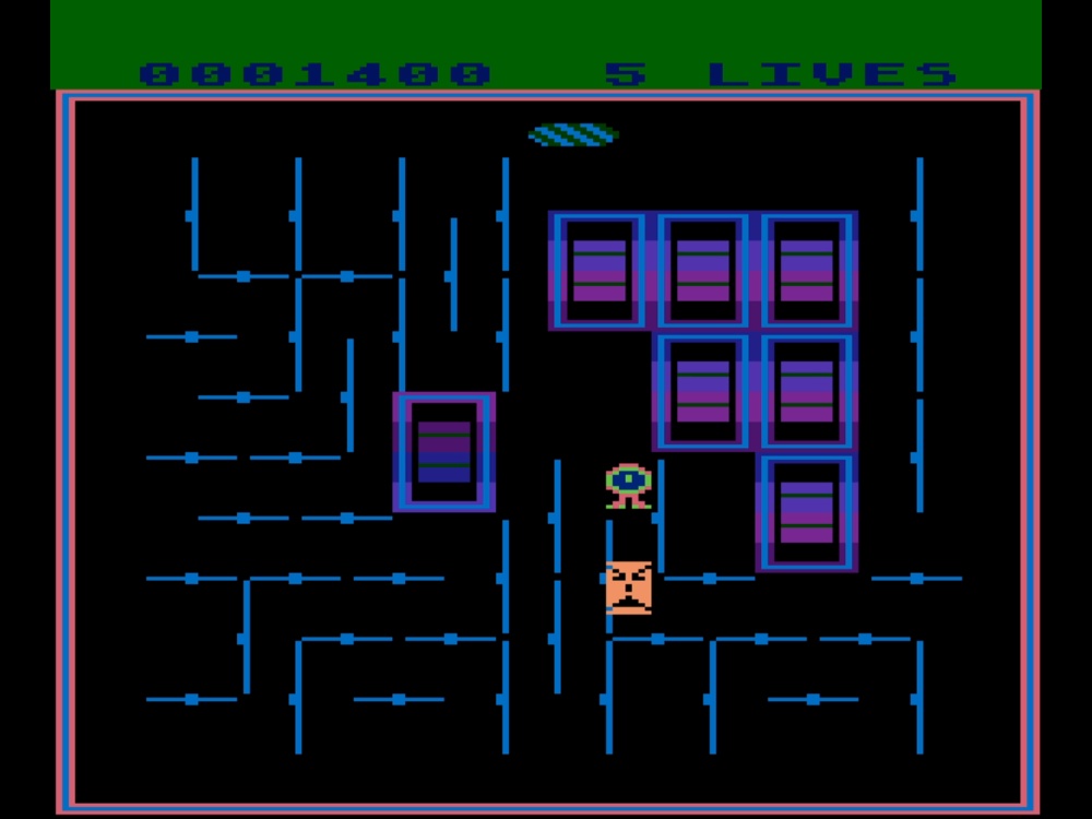Gameplay of Drelbs for Atari 8 Bit