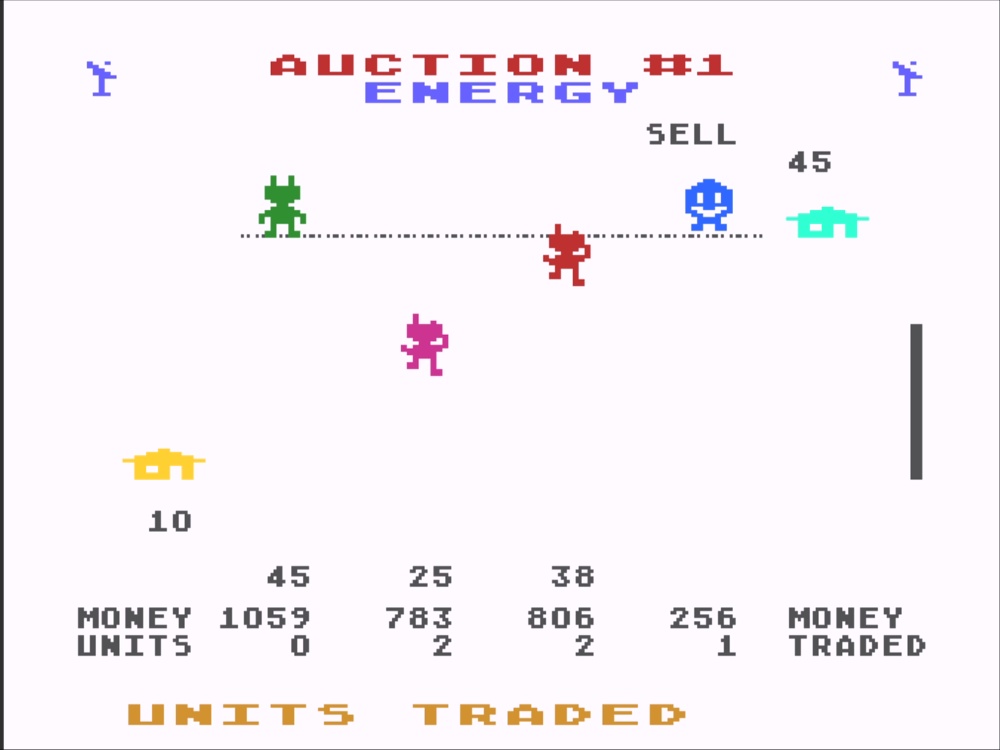Gameplay of M.U.L.E. for Atari 8 Bit