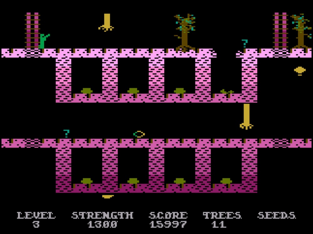 Gameplay of Necromancer for Atari 8 Bit