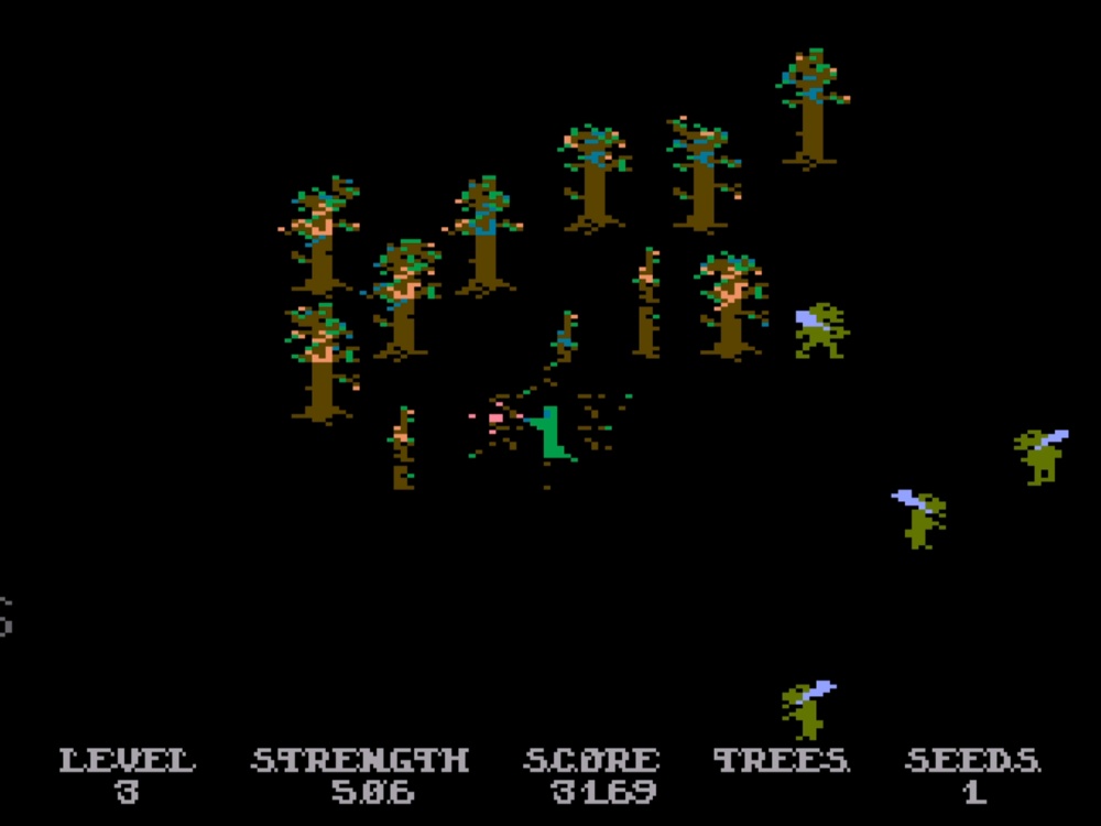 Gameplay of Necromancer for Atari 8 Bit